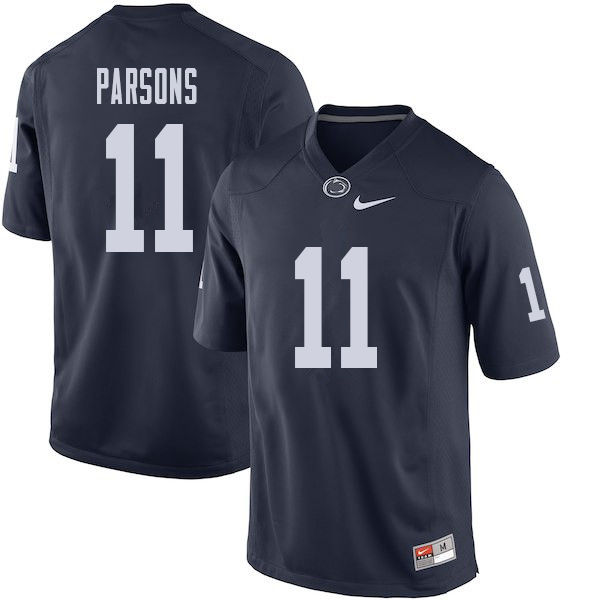 Men #11 Micah Parsons Penn State Nittany Lions College Football Jerseys Sale-Navy - Click Image to Close
